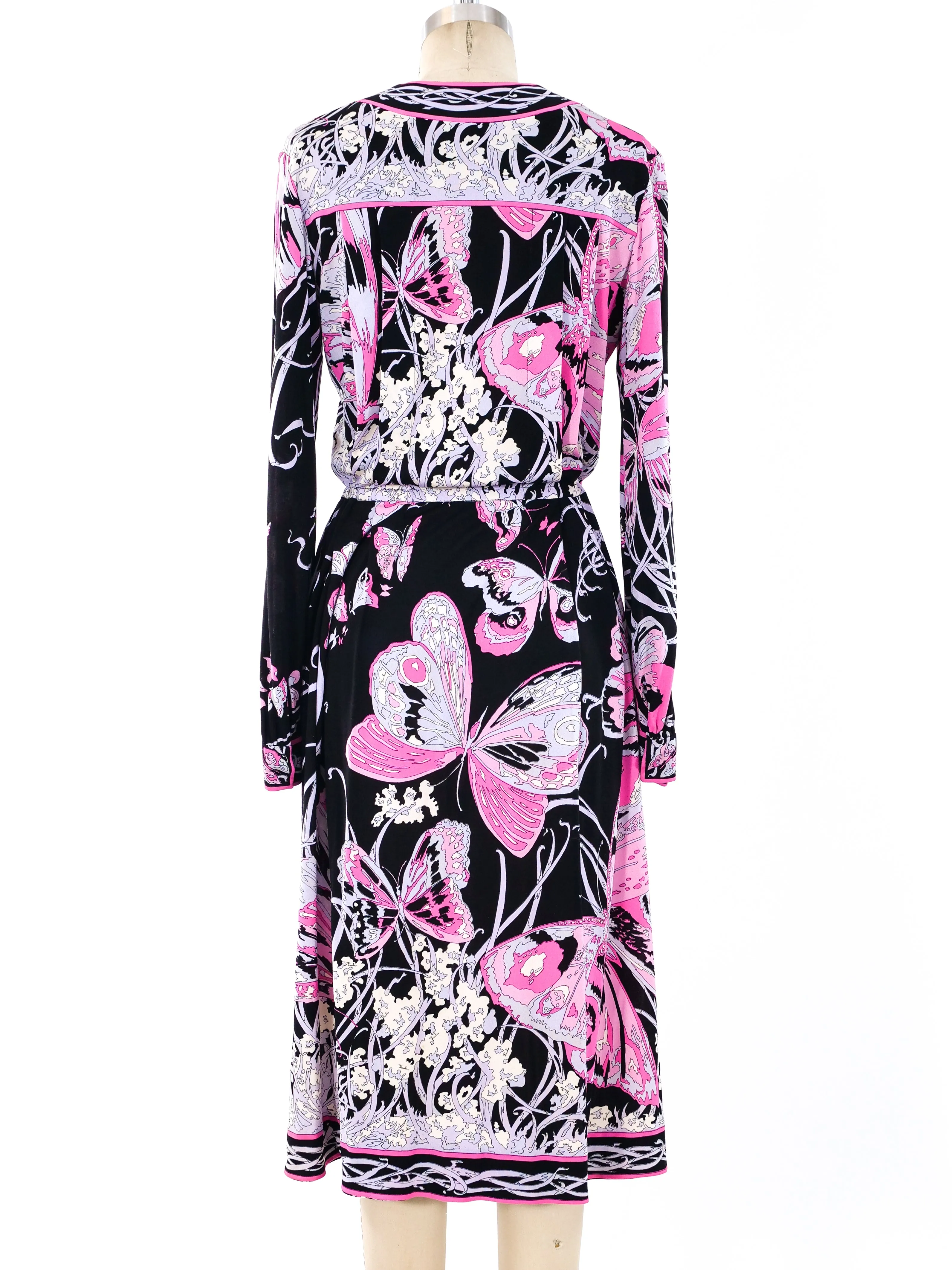 1960's Emilio Pucci Butterfly Printed Dress