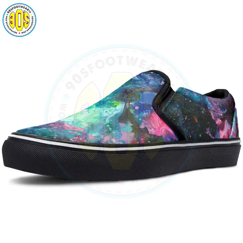 Acrylic Galaxy Slip-on Shoes