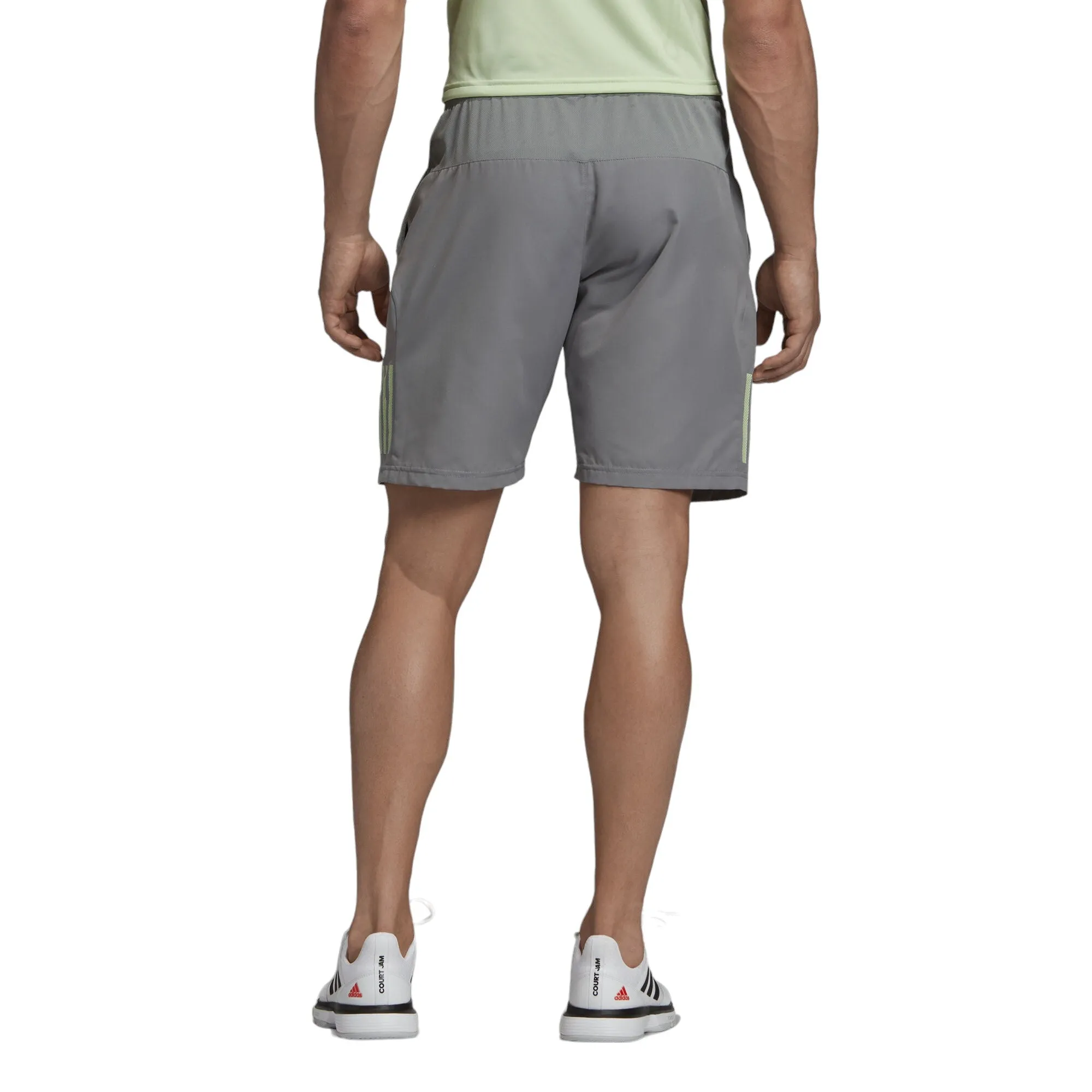 adidas Club 3-Stripes 9-Inch Shorts - Grey