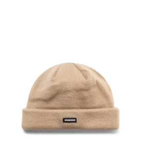 BEANIE MINI CAP BEIGE | Bodega
