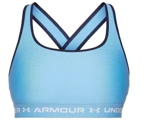 bra Under Armour Crossback Mid - Horizon Blue/Midnight Navy/White - women´s