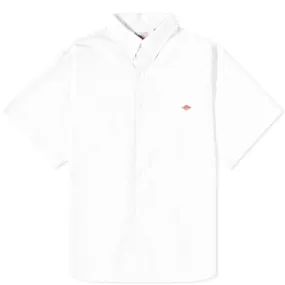 Danton Cool Max Short Sleeve Oxford ShirtWhite
