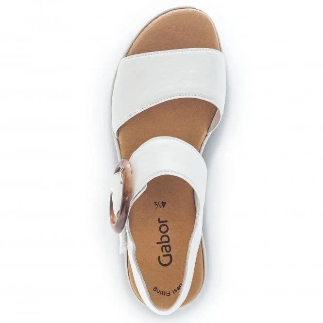 Gabor  Womens 550.20 Andre Latte Wedge Heeled Sandals