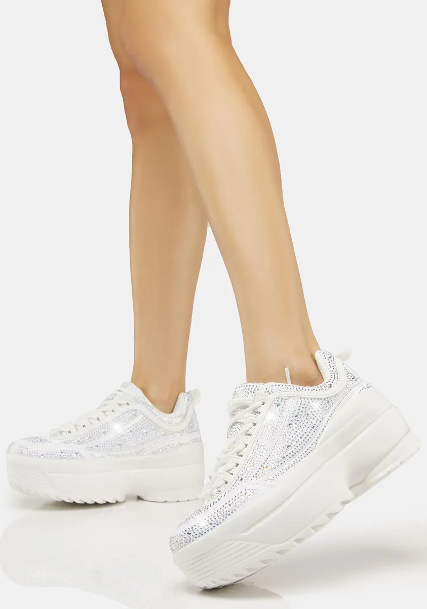 Icy New Heights Platform Sneakers-