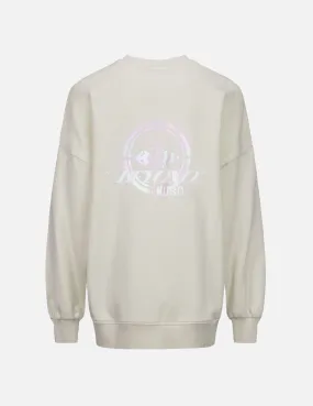 Kamon Pearl Reflective Print Sweatshirt