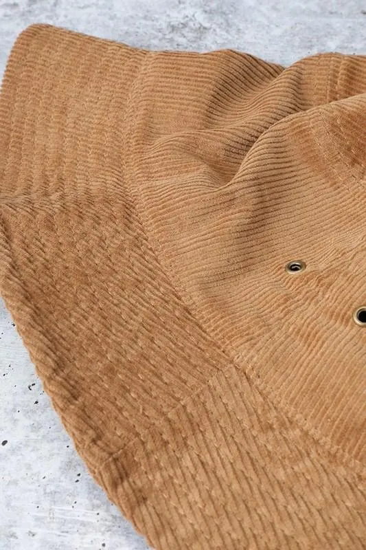 Karim Corduroy Bucket Hat - Tan