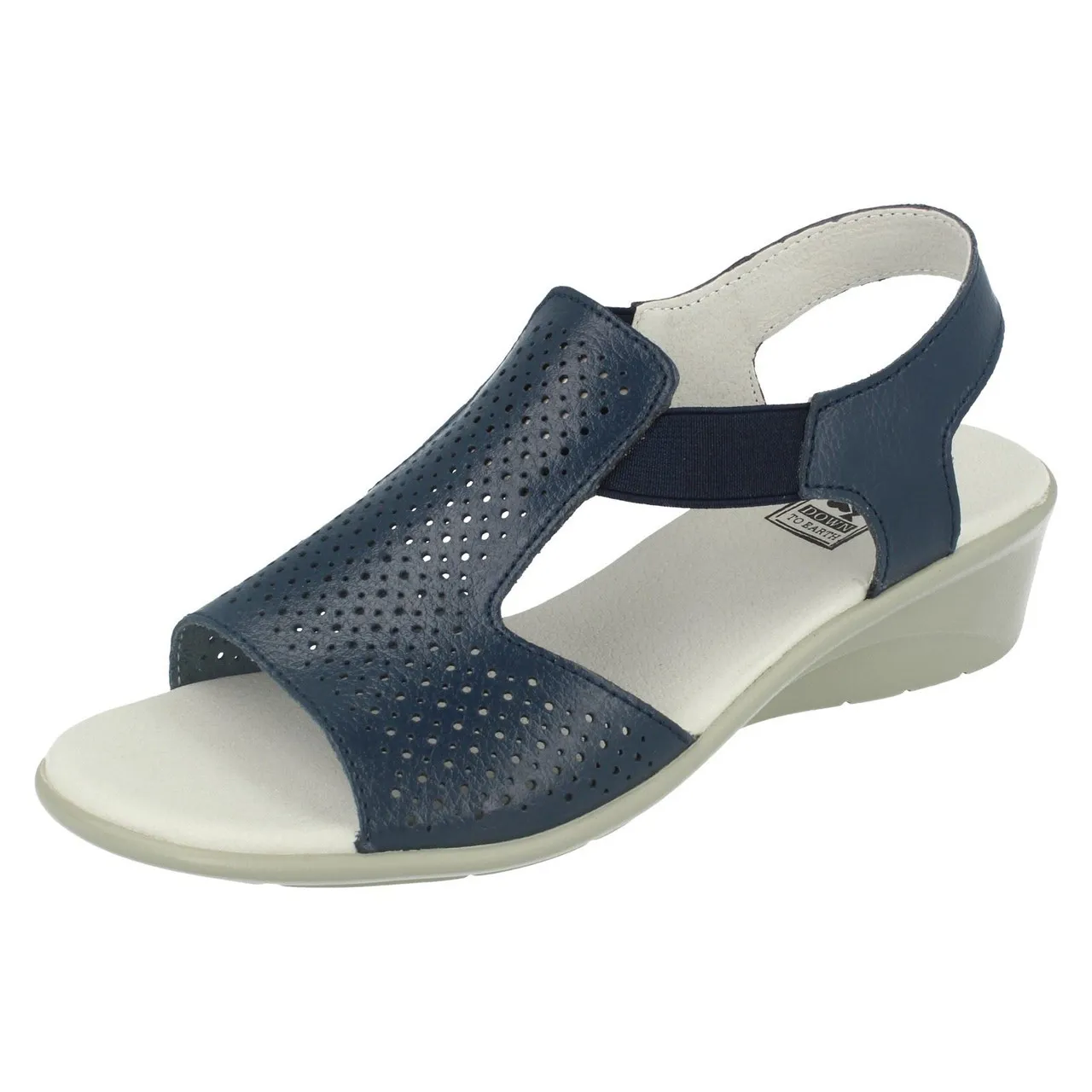 Ladies Down To Earth Casual Wedge Sandals