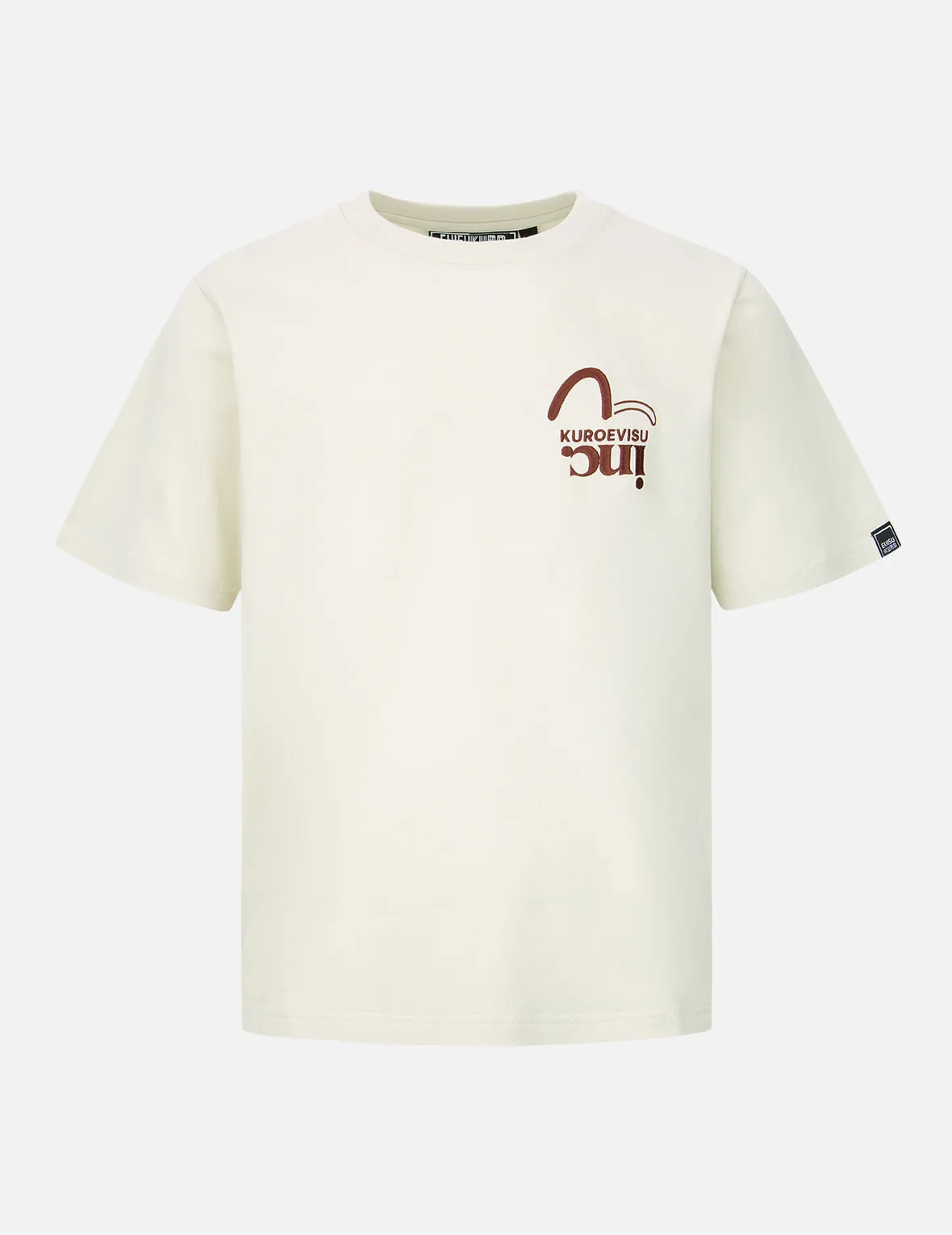 Logo Print Self-Fabric Patch T-shirt