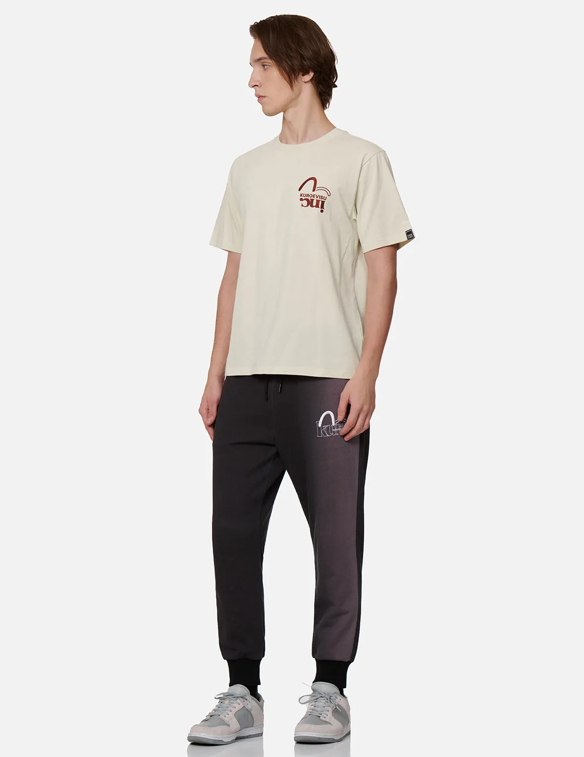Logo Print Self-Fabric Patch T-shirt