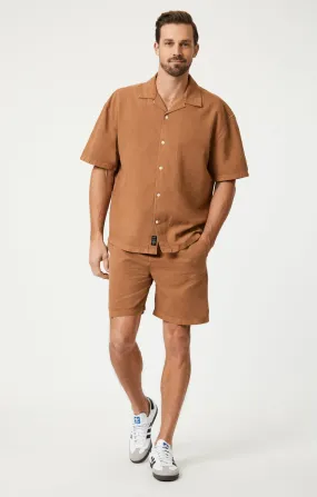 Mavi Men's Shorts In Toasted Coconut