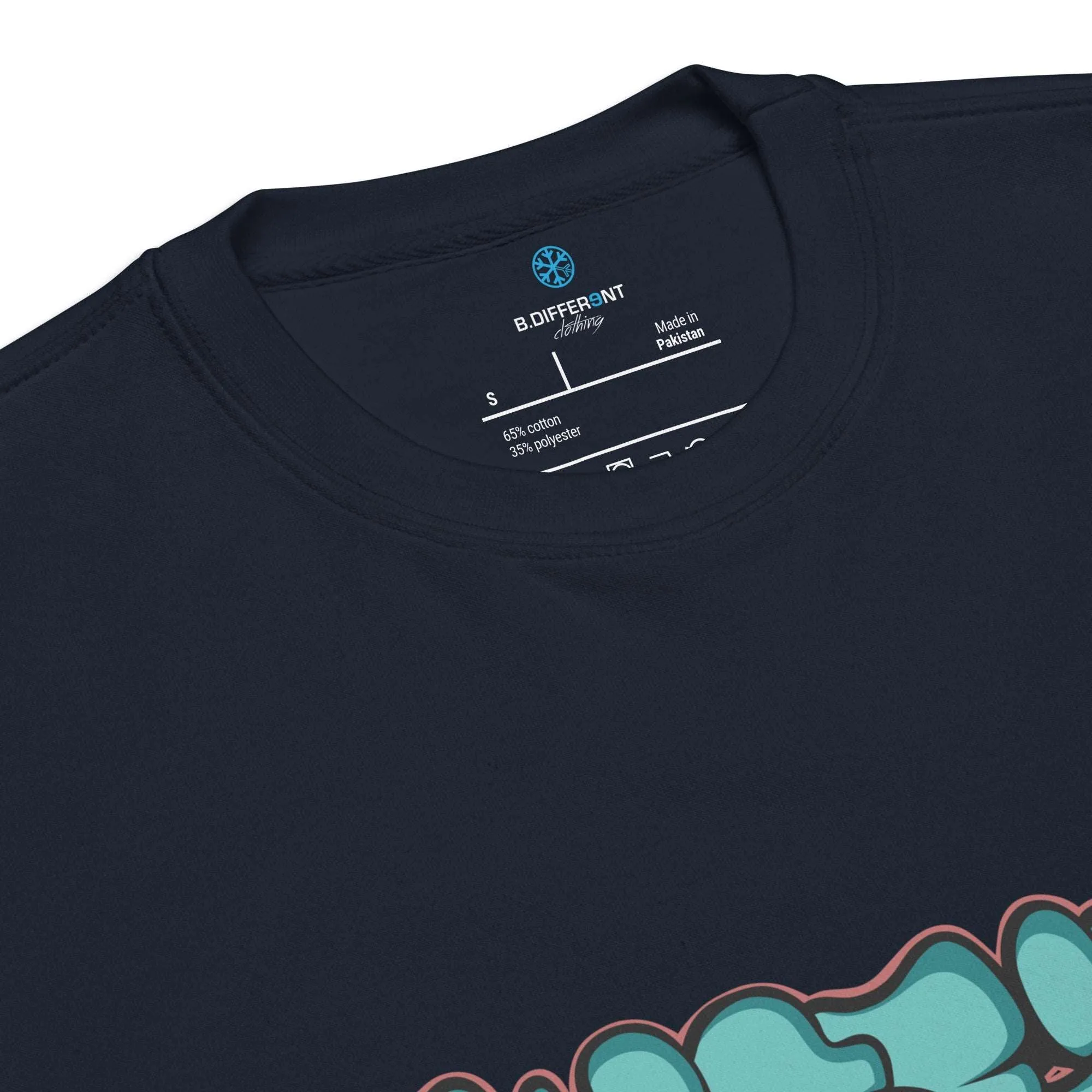 Misfit Graffiti Throwie Sweatshirt | Navy