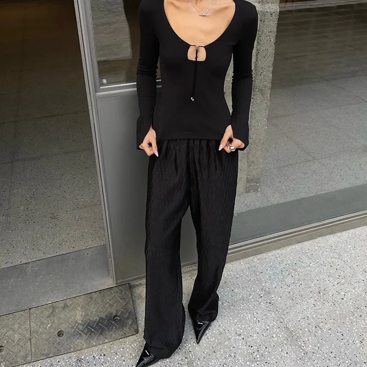 MOLLORY TEXTURED PANTS