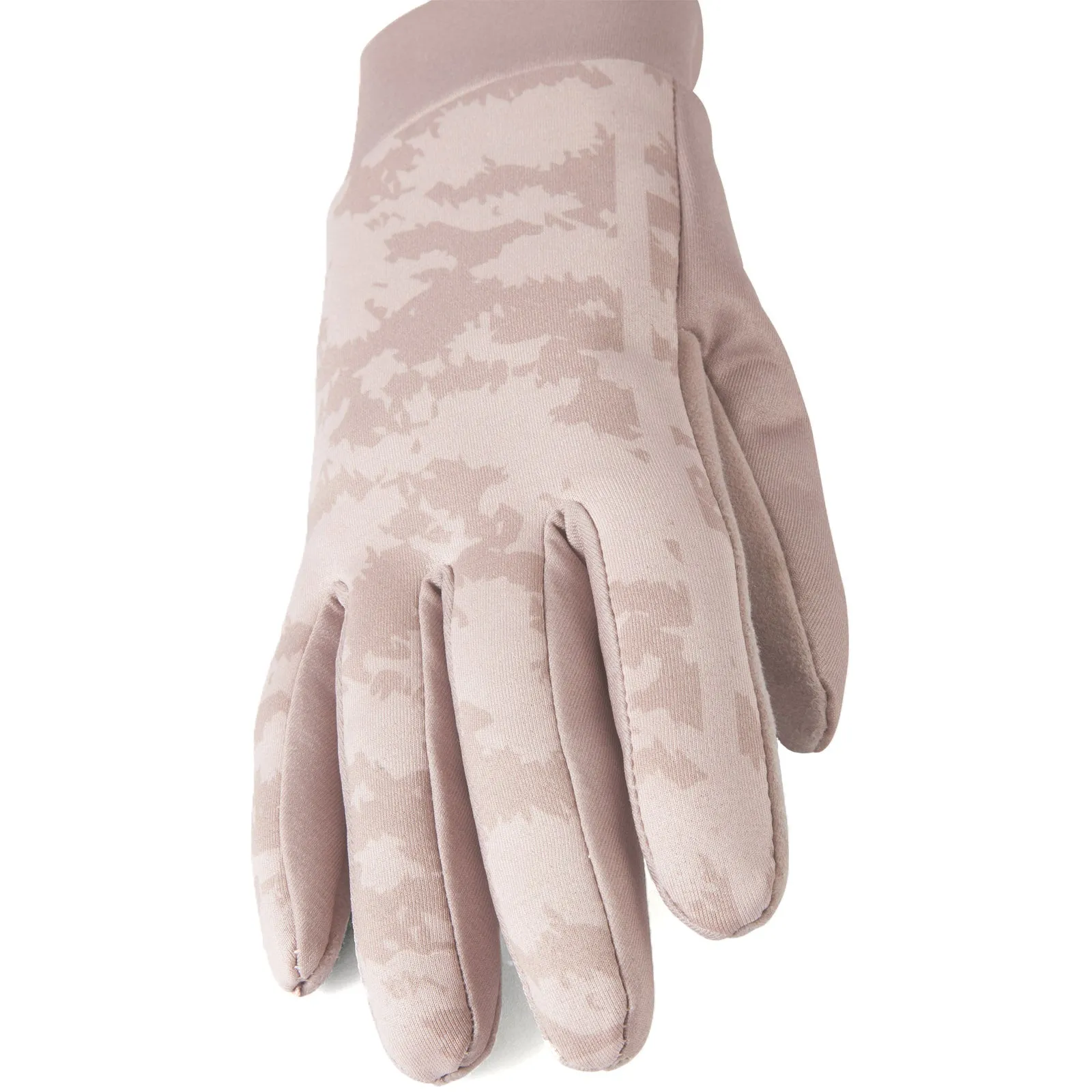 Sealskinz Womens Ryston Water Repellent Print Nano Fleece Gloves - Pink