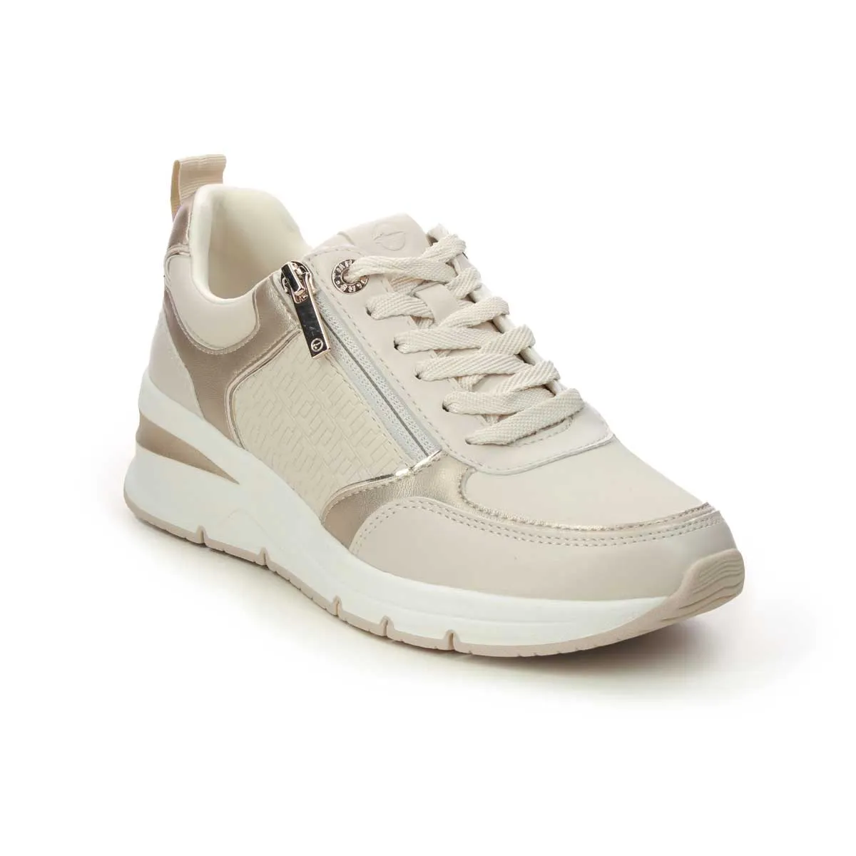 Tamaris - Rea Zip Wedge 2372142430 (ivory)