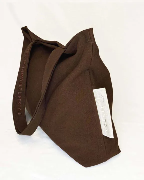 Tintok Bag Unisex Canvas Rima Brown
