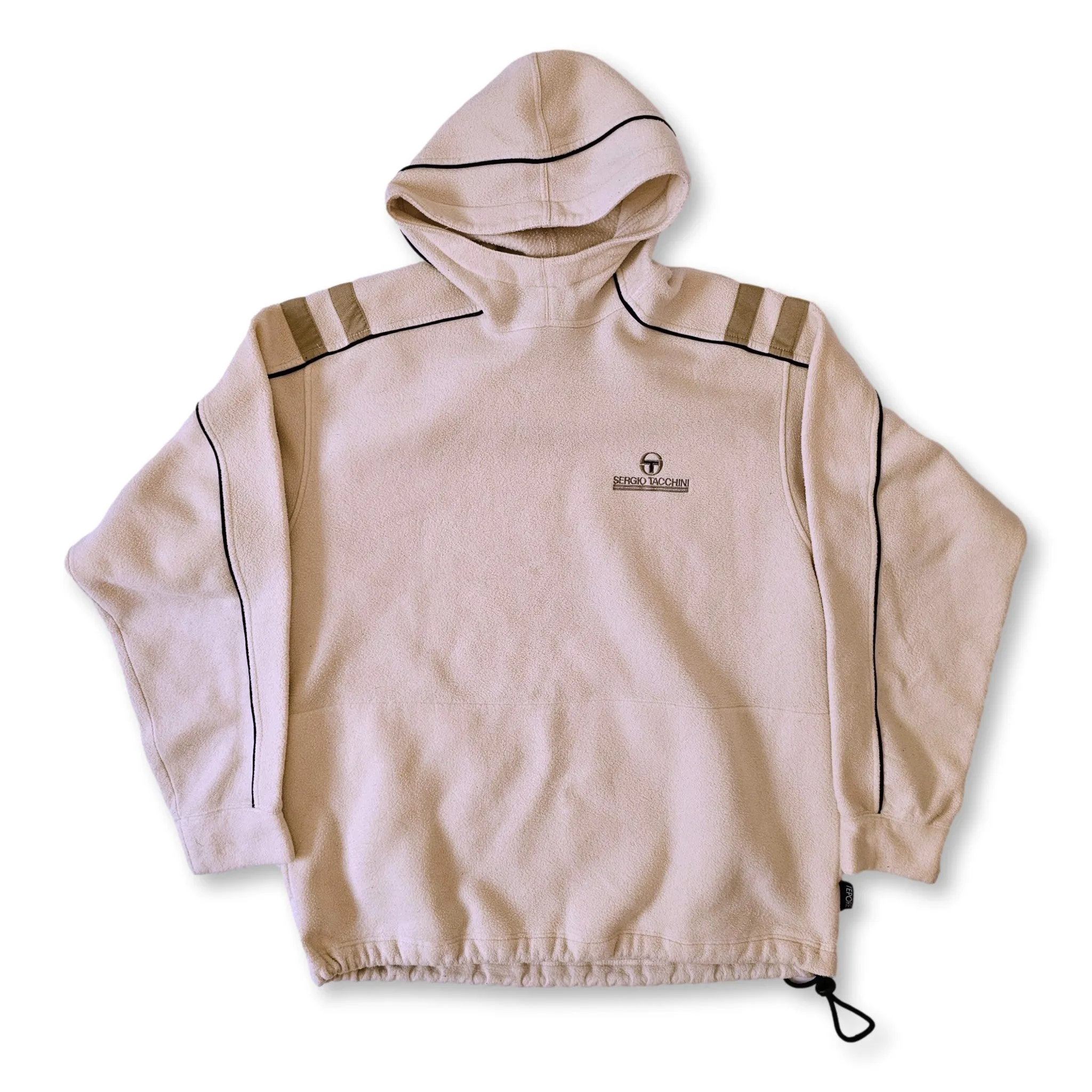 Vintage Sergio Tacchini fleece hoodie made in Romania