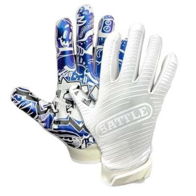 Youth Battle Sports Prism Graffiti Doom Receiver Football Gloves